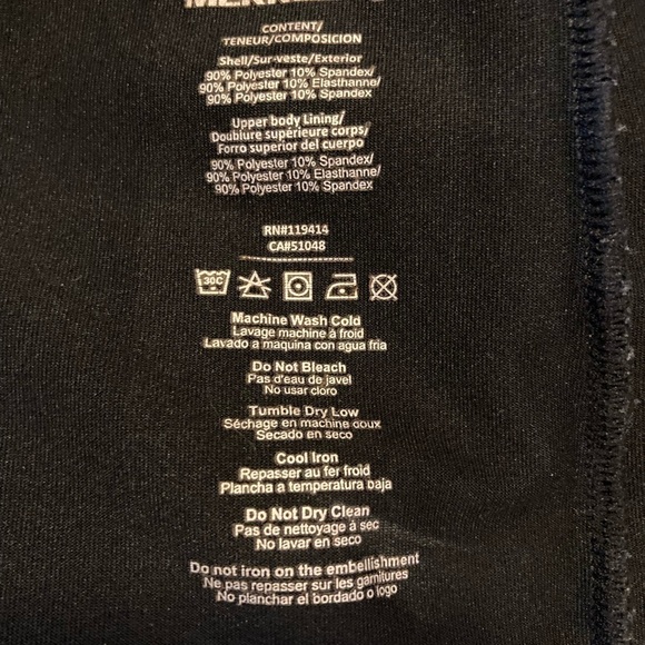 MERRELL SELECT WICK BLACK HALTER DRESS - size XS - Picture 7 of 7